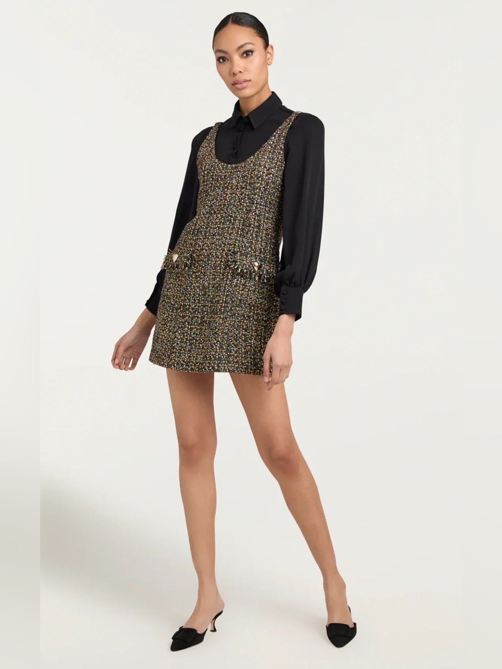 Cinq a Sept Confetti Tweed Florianna Dress